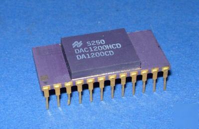 New DAC1200HCD nsc 24-pin purple gold dip rare 1970's