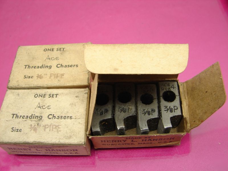 New (3 sets) ace threading chasers 3/8
