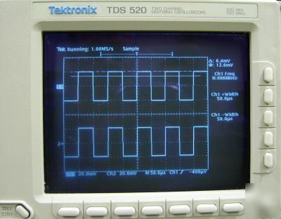 Tektronix tds 520A TDS520A digital scope, calibrated