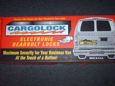 Cargolock deadbolt lock fits full size vans slide doors