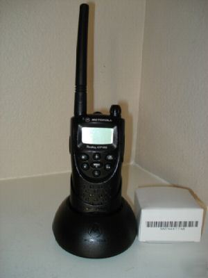 Motorola CP100 two way radios vhf extras 