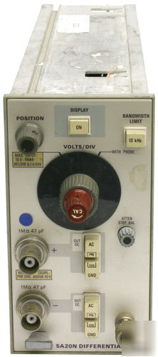 Tek tektronix 5A20N differential amplifier plug-in