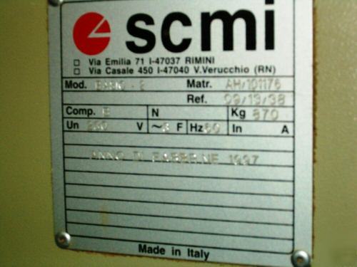 1997 scmi basic 2 edgebander 230V 3PH