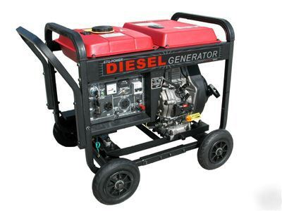 New red hawk diesel generator DG6LE 6500 watts - in box