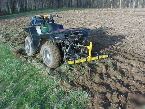 S-tine plow / cultivator for cat 0 3 pt hitch atv 