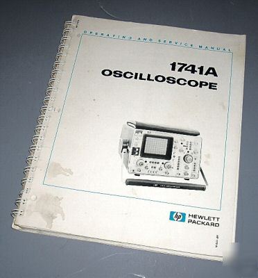 Hp / agilent 1741A operation & service manual 