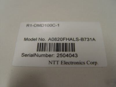 Ntt electronics corporation R1-OMD100C-1 nel fiber 