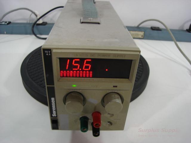 Sorensen xts 15-4 dc power supply 0-15V 0-4A