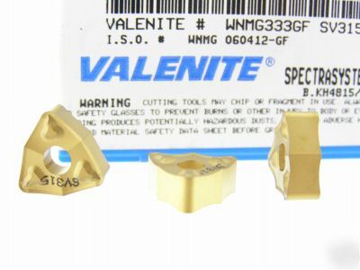 New 100 valenite wnmg 333-gf SV315 carbide inserts N815