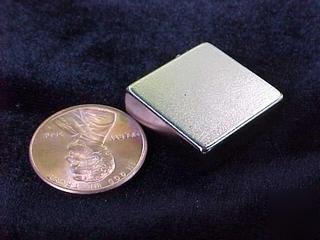 Ndfeb block, 3/4 x 3/4 ix 1/4 rare earth magnet