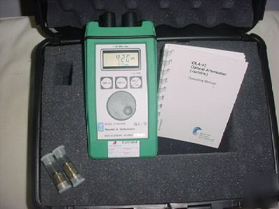 Optical attenuator (variable) with carry case