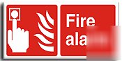 Fire alarm sign - s. rigid-400X200MM(fi-006-rp)