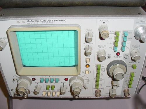 Hewlett packard oscilloscope 1740A 