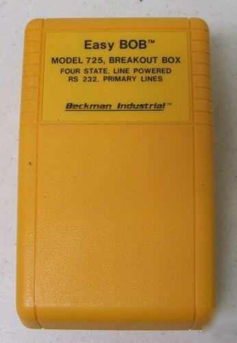 Beckman industrial easy bob model 725 breakout box