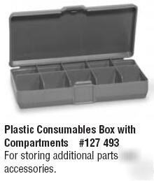 Miller 127493 plastic consumables box with compartments