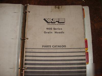 Parts catalogue, combine headers, pickups, chopper