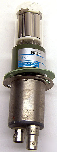 Hamamatsu R928 photomultiplier vacuum tube/socket base
