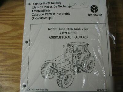 New holland 4835 5635 6635 7635 tractors parts catalog