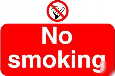 No smoking sign/notice