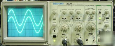 Tektronix 2225 50 mhz 2-channel scope, certified
