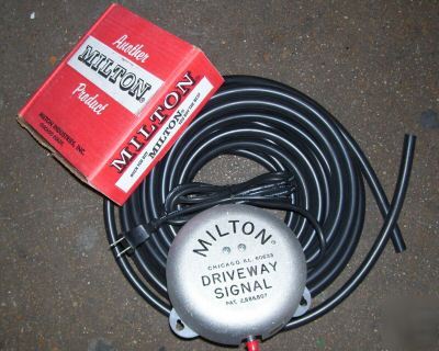 New milton #805 driveway security signal alarm 50'hose