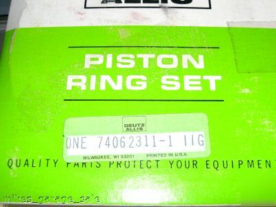 Piston ring sets deutz allis 74062311-1 nos obo