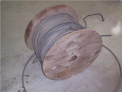 Wire rope cable roll 5/16