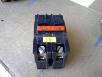 Federal pacific electric 50 amp 2 pole breaker full