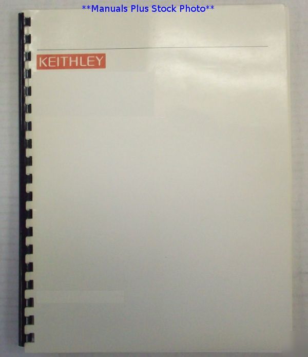 Keithley 225 op/service manual - $5 shipping 