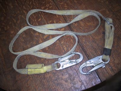 10' lanyard fall arrest scaffold safety harness
