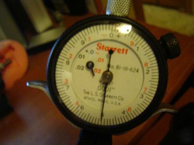 Starrett dial indicator snap gage #1150-4 qa machinist