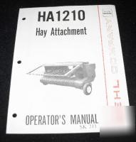 Gehl implement ha 1210 hay attachment