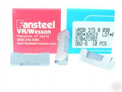 New 100 vr wesson vdb 375B030 VR82 carbide inserts M576