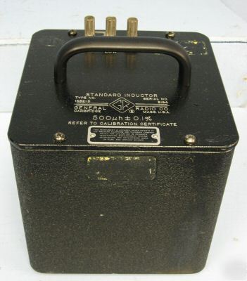 General radio 1482-d standard inductor, 30 day warranty
