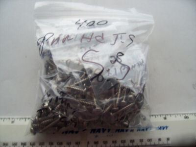 400 stainless steel screws assorted sizes