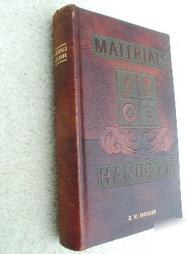 Materials handbook industrial encyclopedia leather 1944