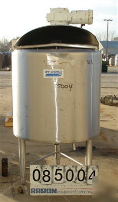 Used: apv crepaco 185 gallon, 316 stainless steel, insu