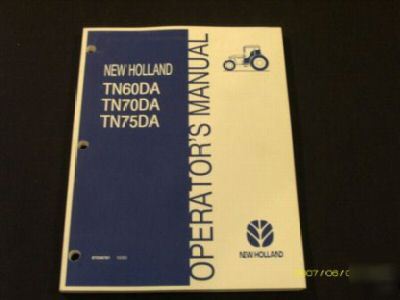 New holland TN60DA TN70DA TN75DA operators manual