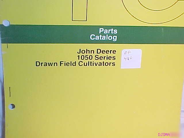 John deere 1050 series field cultivator parts catalog