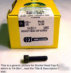 100PCNEWHOLO-KROME5/16-18X 2-3/4 socket head cap screw