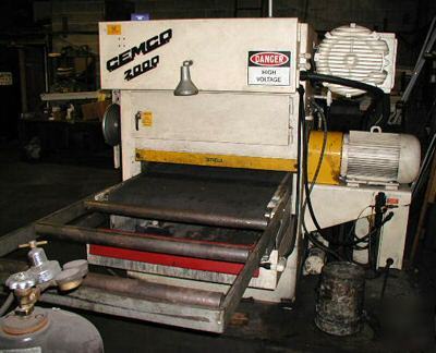 Cemco wet belt sander-polishing and deburring machine 