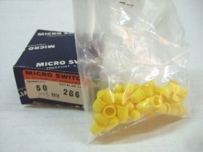 Micro switch elastic rubber cup yellow 1/4'' 50 2G6