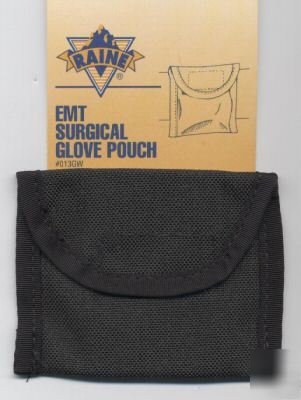 Ems fire police emt paramedic rn disposable glove pouch