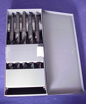 Hs usa taper shank 19PC drill set 33/64 to 3/4 by 1/64 