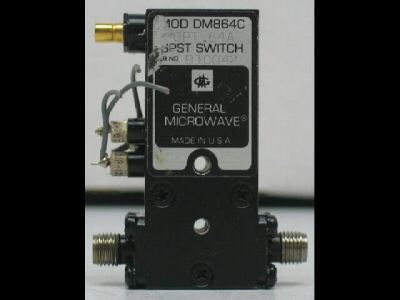 General microwave DM864C spst switch w/opt 64A 18GHZ