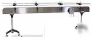 Variable speed 10 foot stainless steel conveyor belt