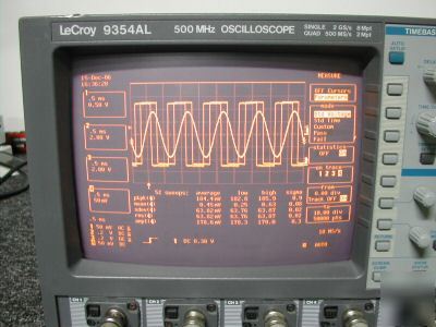 Lecroy 9354AL 500 mhz 4 channel 2 ghz sampling scope