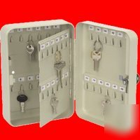 New 48 key safe box hook locking lock wall mount index 