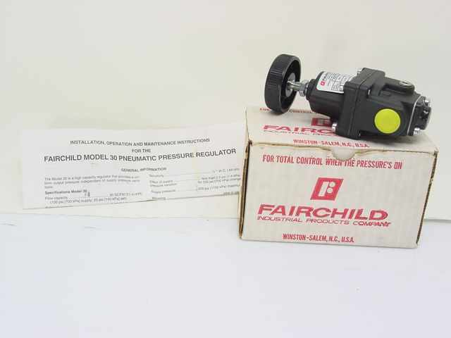 Fairchild model 30 pneumatic pressure regulator in box