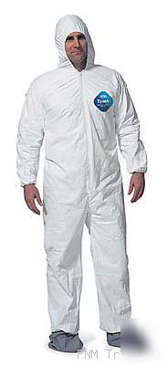 New dupont tyvek TY122S hooded coverall - - case/6